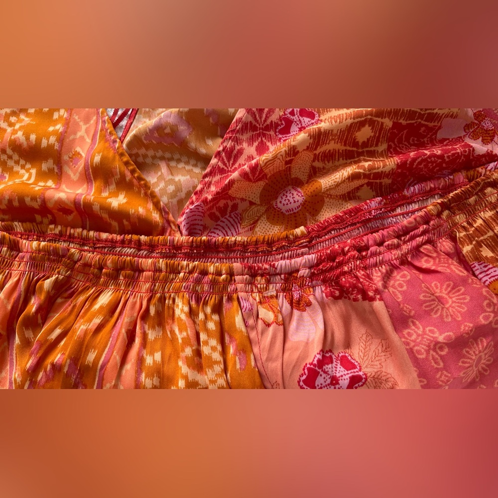 Free People Pink and Orange Tank Top - Picture 6 of 8